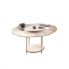 Mesa De Centro Tampo Vidro Sky Hb Móveis