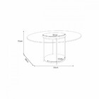 Mesa De Centro Tampo Vidro Sky Hb Móveis