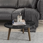 Mesa De Centro Tocantins Efeito Marmorato Nero