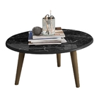 Mesa De Centro Tocantins Efeito Marmorato Nero