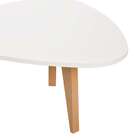 Mesa De Centro Triangular Munique Branca (62x60)