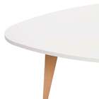 Mesa De Centro Triangular Munique Branca (62x60)