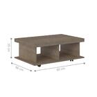 Mesa De Centro Vazada Norwich Canela