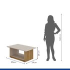 Mesa De Centro Veneza   Cinamomo/off White