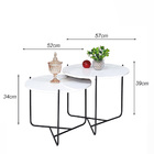 Mesa De Centro Veneza Preta (b/b/p/7601)