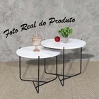 Mesa De Centro Veneza Preta (b/b/p/7601)