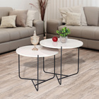 Mesa De Centro Veneza Preta (off/off/p/7603)