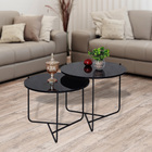 Mesa De Centro Veneza Preta (p/p/p/7607)