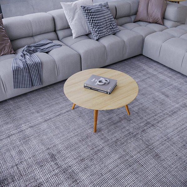 Mesa De Centro Vesta Redonda 31cm X 67cm X 67cm Natural Tawary