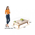 Mesa De Centro Vitta Hb Móveis