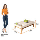 Mesa De Centro Vitta Hb Móveis