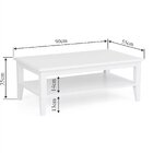 Mesa De Centro Vogue  Branco