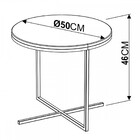 Mesa De Centro Volpi Média Preto – Artesano