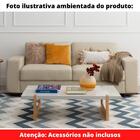 Mesa De Centro Zurique Univ Retangular 120 Cm Tampo Madeira V