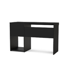 Mesa de Computador 1,20m 2 Gavetas Preto Malta Politorno