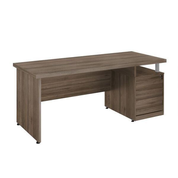 Mesa De Computador 1.8 Recta Noce