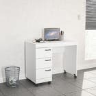 Mesa de Computador 74,2x90x46 Madeira Branco Osaka Politorno