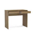 Mesa de Computador 90cm 2 Gavetas Castanho Tijuca Politorno