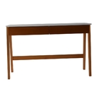 Mesa de Computador Carmem Laca Branco Portas E Pés Tingido Me