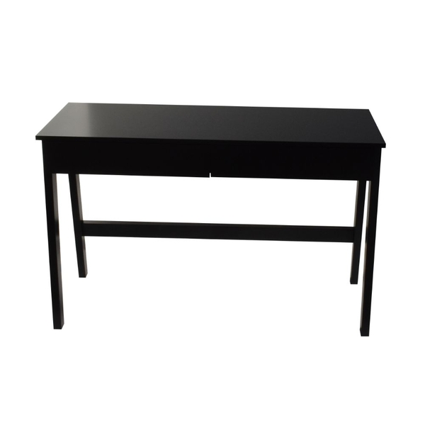 Mesa de Computador Carmem Laca Preto Pés Em Madeira Maciça Fi