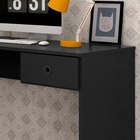Mesa De Computador Com 01 Gaveta Dubai Preto L06 - D'rossi