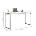 Mesa De Computador Com 1 Gaveta Trix 1200 Branco
