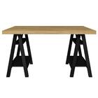 Mesa De Computador Com 4 Prateleiras Montana Olmo Preto