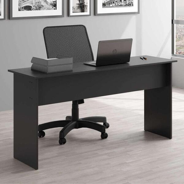 Mesa De Computador Com Gaveteiro 1200 Faucet Preto Onix