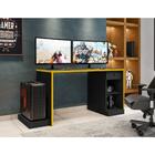 Mesa De Computador Drx 3000 - Preto / Amarelo