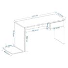 Mesa De Computador Drx 8000 - Preto / Vermelho