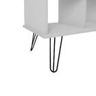 Mesa De Computador Em L 1 Porta Colorado Branco Grafito