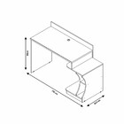 Mesa De Computador Gamer Com Nicho Valdemóveis