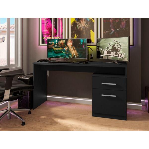 Mesa De Computador Gamer Drx 4000 Para Quarto Preto