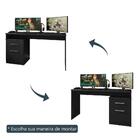 Mesa De Computador Gamer Drx 4000 Para Quarto Preto