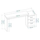 Mesa De Computador Gamer Drx 5000 Para Quarto Preto Amarelo