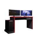Mesa De Computador Gamer Drx 9000 Para Quarto Preto Vermelho