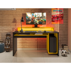 Mesa De Computador Gamer Escrivaninha Com Led Drx 6000 - Pret