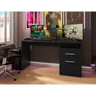 Mesa De Computador Gamer Escrivaninha Drx 4000 - Preto