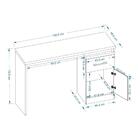 Mesa De Computador Gamer Escrivaninha Drx 4000 - Preto