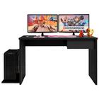 Mesa De Computador Gamer Escrivaninha Drx 8000 - Preto