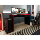 Mesa De Computador Gamer Quarto Escrivaninha Drx 9000 - Preto