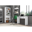 Mesa De Computador Gávea Com Gaveta Para Escritório Branco