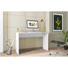 Mesa De Computador Gávea Escritório Quarto De Estudo Branco