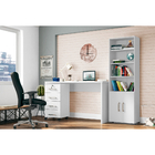 Mesa De Computador Gávea Escritório Quarto De Estudo Branco