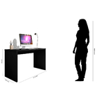 Mesa De Computador Gávea Escrivaninha Escritório Multiuso - P