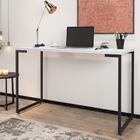Mesa De Computador Office Anny Branco Preto