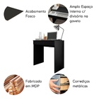 Mesa De Computador Para Escritório Home Office Alana Preto