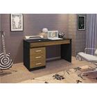 Mesa De Computador Petrópolis Escrivaninha Preto / Freijó