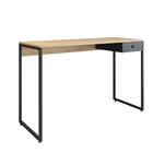 Mesa De Computador Tony 1 Gaveta Natura Preto