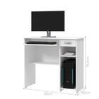 Mesa De Computador Viena - Branco Brilho